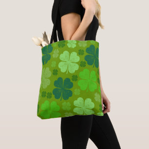 Grönt Klöver, Lucky Klöver, Saint patrick's day Tygkasse