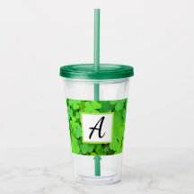 Grönt Klöver Photo Prosperity Bible Verse Initial