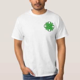 Grönt Klöver Ribbon T Shirt
