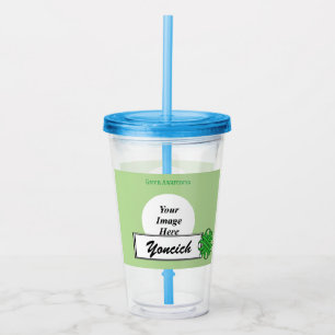 Grönt klöverband av Kenneth Yoncich Take Away Mugg
