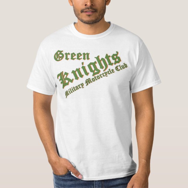Grönt Knight MMC Shirt T Shirt (Framsida)