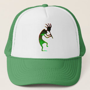 grönt kokopelli hat truckerkeps