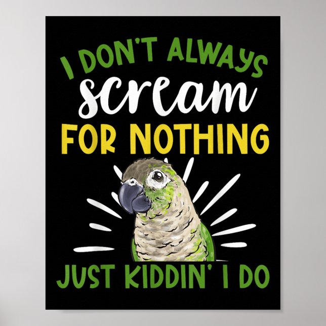 Grönt: Kontrollera att jag inte alltid kör kräm Poster (Framsidan)