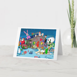 Grönt kort för hälsning Weenii "för säsongsbetonad