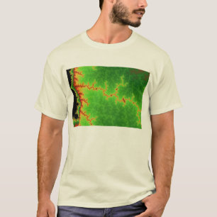 Grönt kritiserar fodrar T-tröja T-shirt