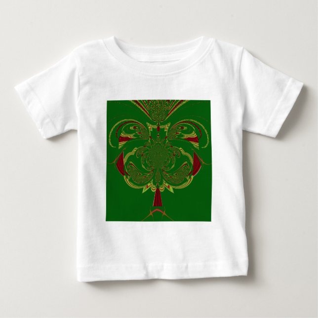 Grönt Krona Tee Shirt (Framsida)