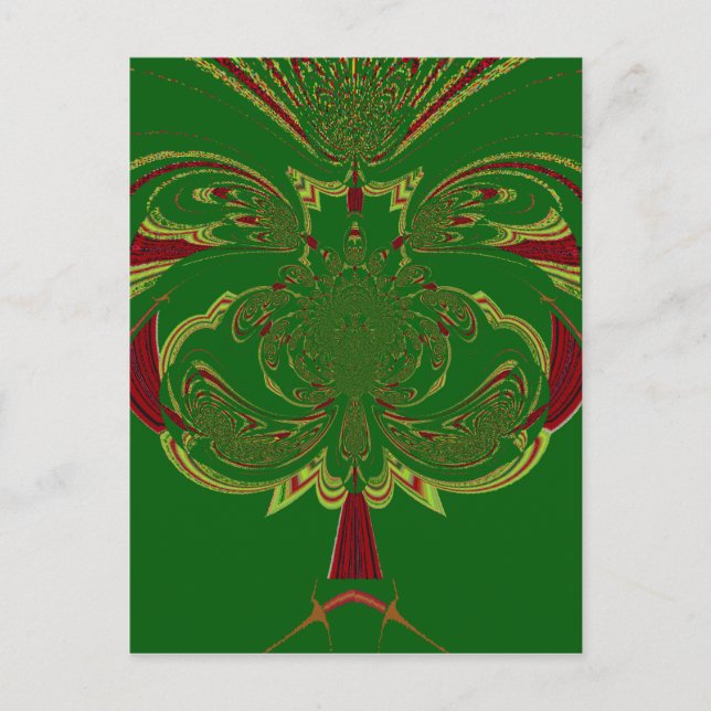 Grönt Krona Vykort (Framsida)