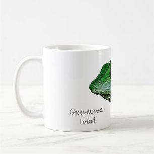 Grönt-krönad ödlamugg kaffemugg