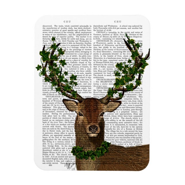 Grönt Kung Magnet (Vertikal)