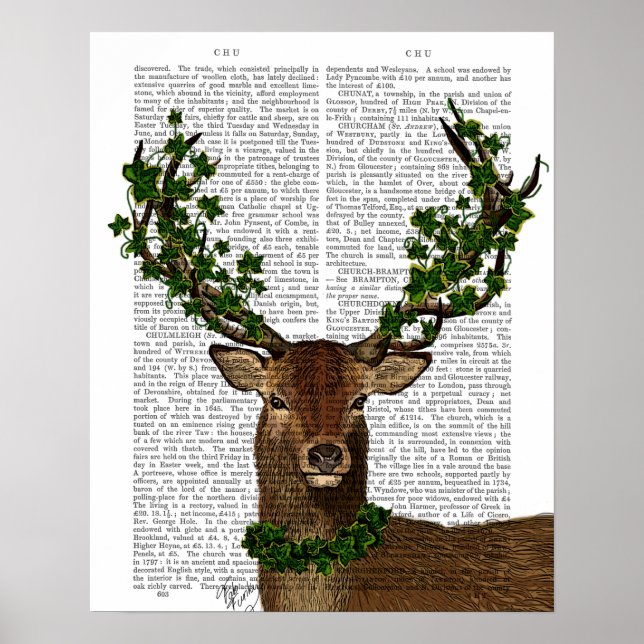 Grönt Kung Poster (Framsidan)