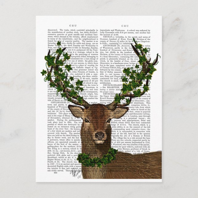 Grönt Kung Vykort (Framsida)