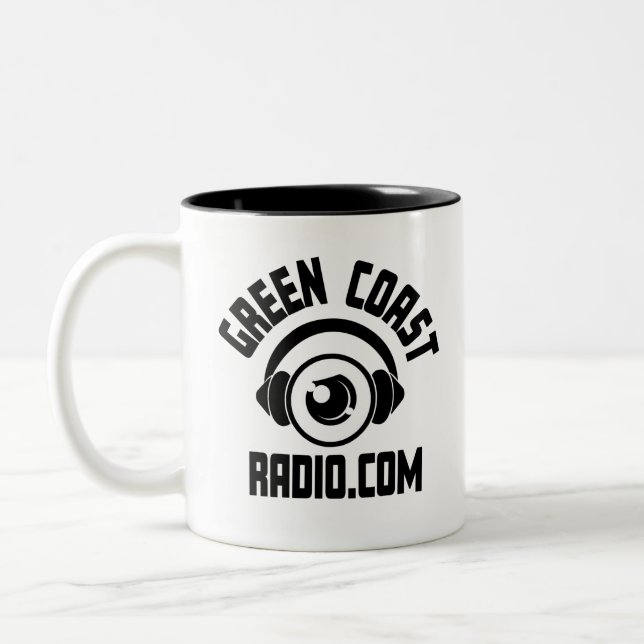 Grönt Kusten Radio Coffee Mugg (Vänster)