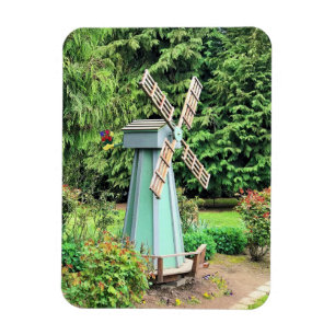 Grönt Kvarn Garden Decor Magnet