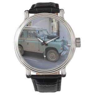 Grönt Land Rover Armbandsur