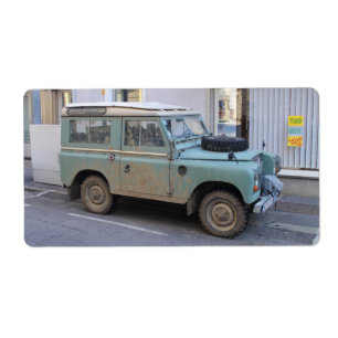 Grönt Land Rover Fraktsedel