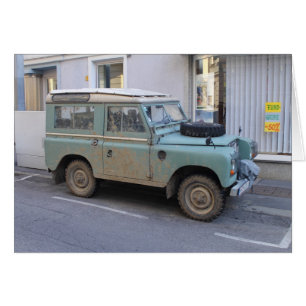 Grönt Land Rover OBS Kort