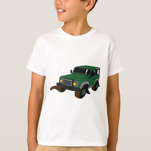 Grönt Landy Tee Shirt (Framsida)