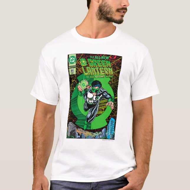 Grönt Lantern - allt börjar här Tee Shirt (Framsida)