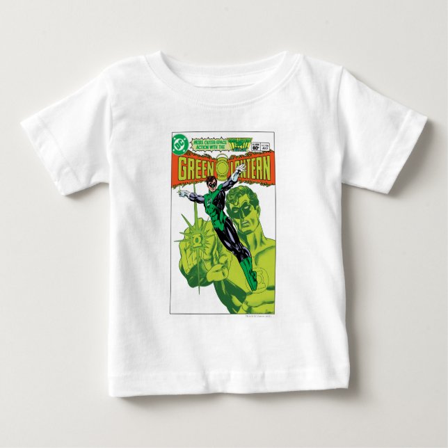 Grönt Lantern - Åtgärdens Tecknad täcker Tee (Framsida)