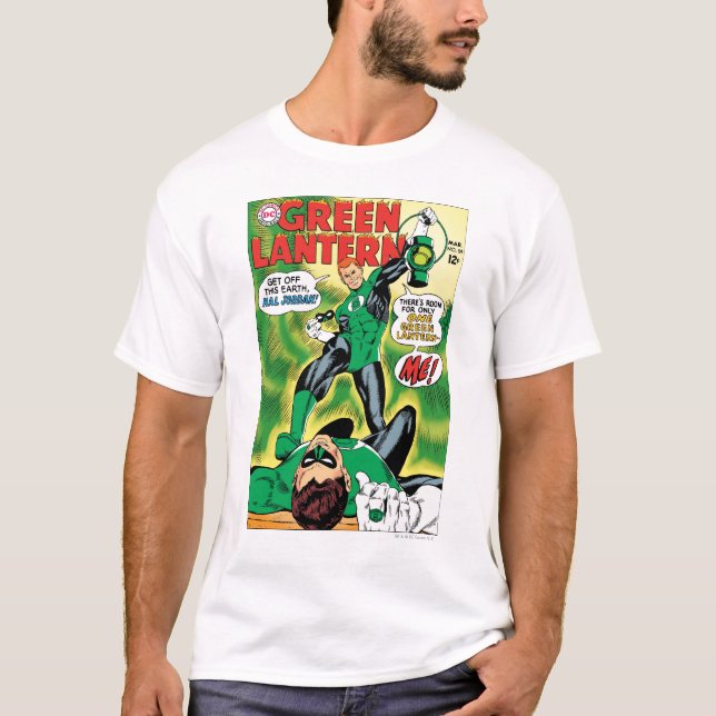 Grönt Lantern - Bort från Jordens Hal Jordan T-shirt (Framsida)