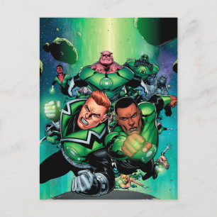 Grönt Lantern Corps Vykort