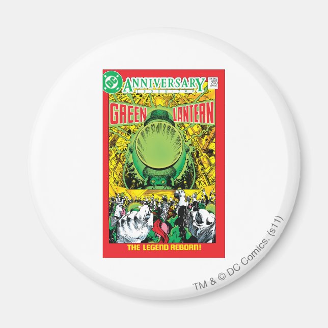 Grönt Lantern - den förklarande födseln Magnet (Framsidan)