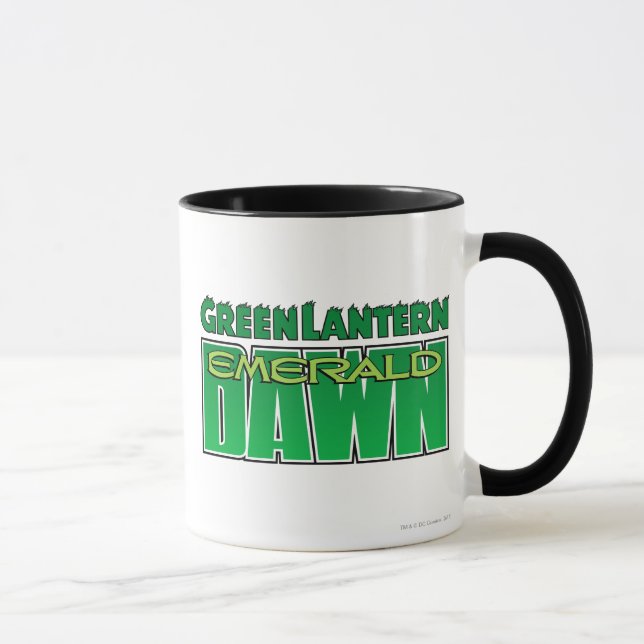Grönt Lantern - Emerald Dawn Logotyp Mugg (Höger)