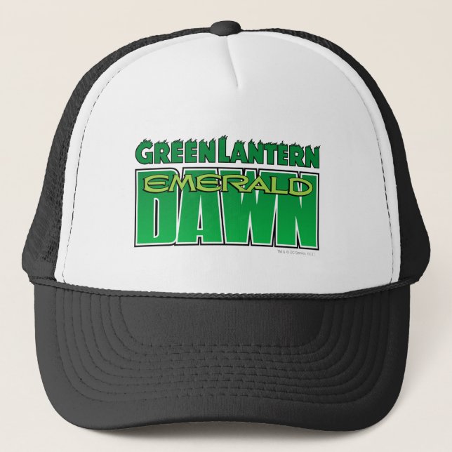 Grönt Lantern - Emerald Dawn Logotyp Truckerkeps (Framsida)