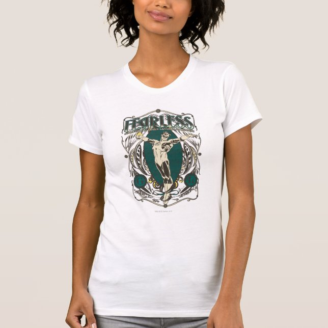 Grönt Lantern - "Fearless"-Poster Tee (Framsida)