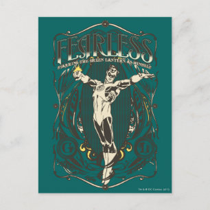 Grönt Lantern - "Fearless"-Poster Vykort