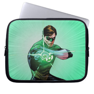 Grönt Lantern & Glowing Ring Laptop Fodral