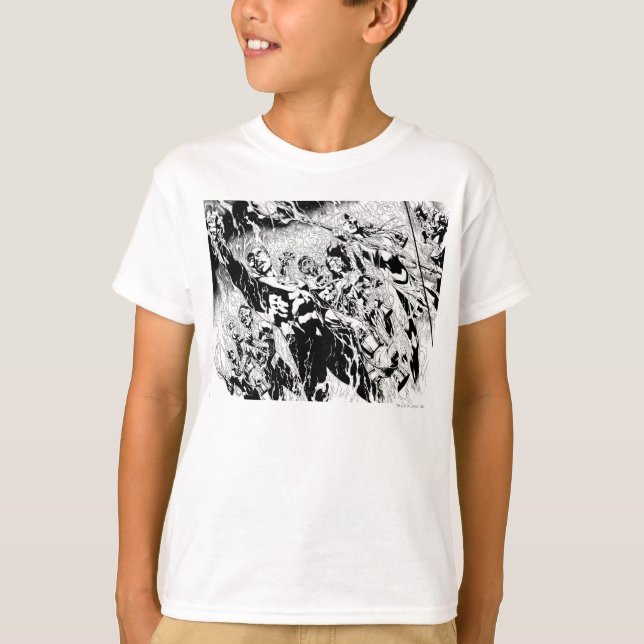 Grönt Lantern-grupp Tröja (Framsida)