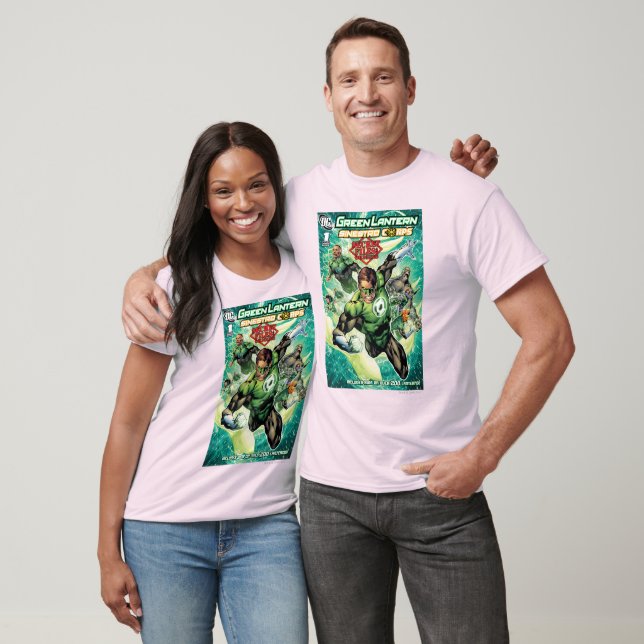 Grönt Lantern - Hemliga filer och Ursprung Cover Tee (Unisex)