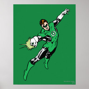 Grönt Lantern-hopp Poster