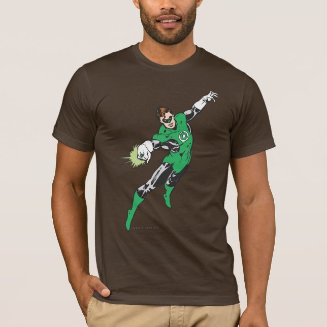 Grönt Lantern-hopp T-shirt (Framsida)