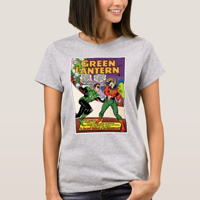 Grönt Lantern i ring Tee Shirt (Framsida)