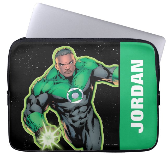 Grönt Lantern John Stewart Laptop Fodral (Framsidan)