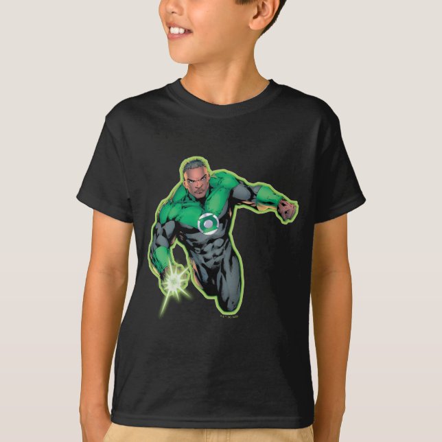 Grönt Lantern John Stewart T Shirt (Framsida)