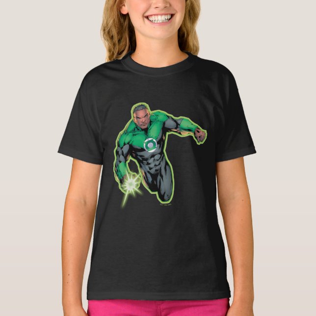Grönt Lantern John Stewart T Shirt (Framsida)