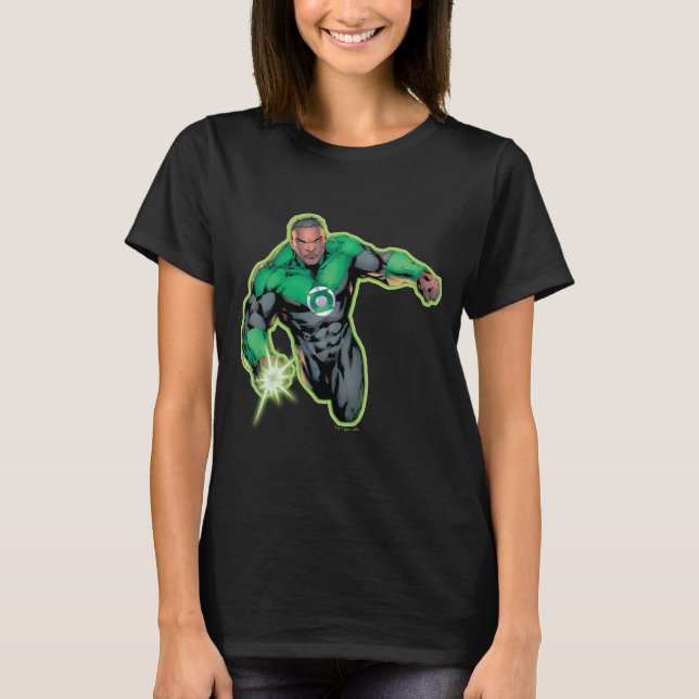Grönt Lantern John Stewart T Shirt (Framsida)