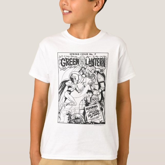 Grönt Lantern kontra guiden Odds, Black and Whi T Shirt (Framsida)