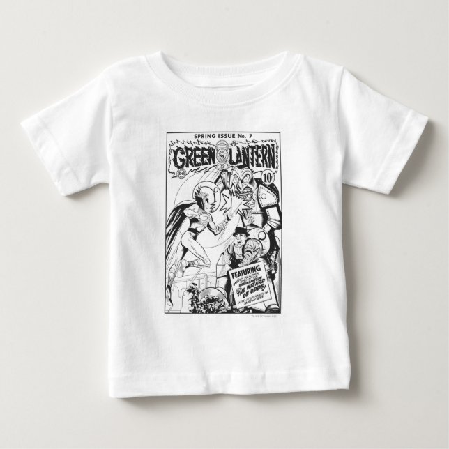 Grönt Lantern kontra guiden Odds, Black and Whi Tee (Framsida)