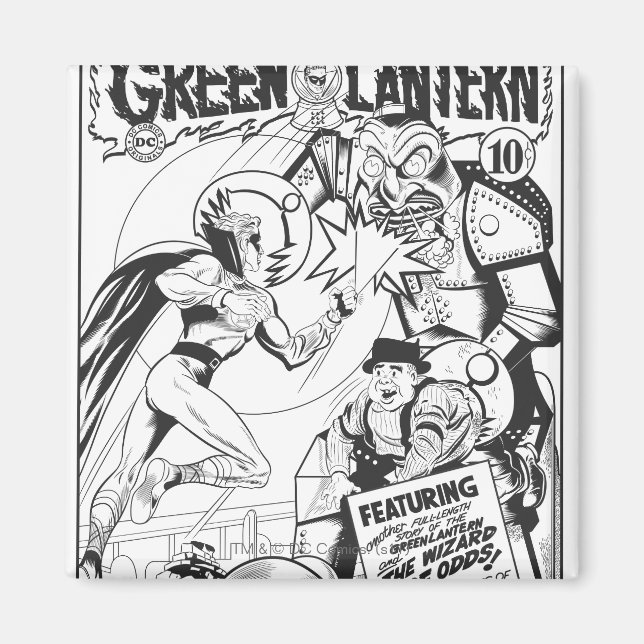 Grönt Lantern kontra ODDS-guiden, Svart Magnet (Framsidan)
