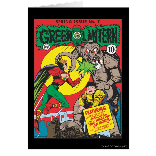 Grönt Lantern kontra ODS-guiden Hälsningskort (Framsidan)