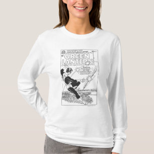 Grönt Lantern - Löpande missil, svartvitt Tee Shirt