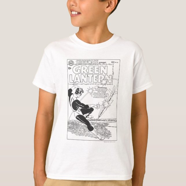 Grönt Lantern - Löpande missil, svartvitt Tröja (Framsida)