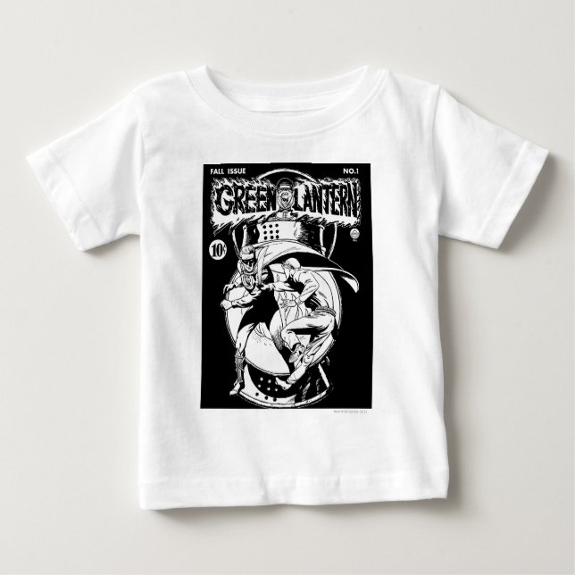 Grönt Lantern med kamouflage, svartvitt T Shirt (Framsida)