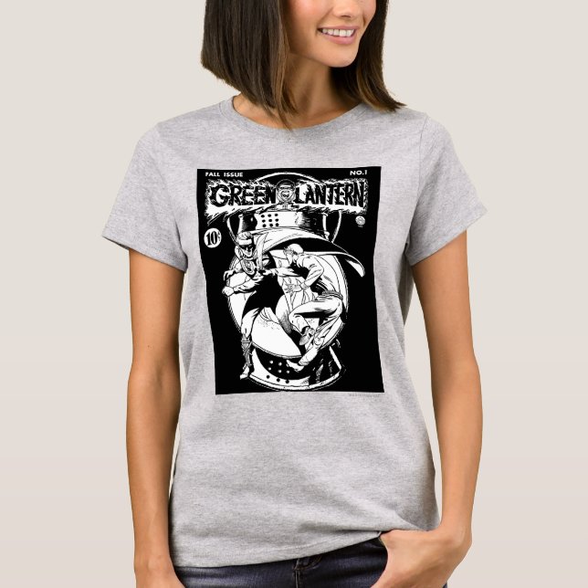 Grönt Lantern med kamouflage, svartvitt Tröja (Framsida)