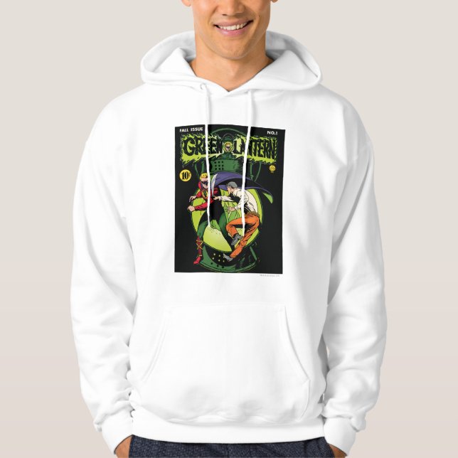 Grönt Lantern med liggande i strid Munkjacka (Framsida)