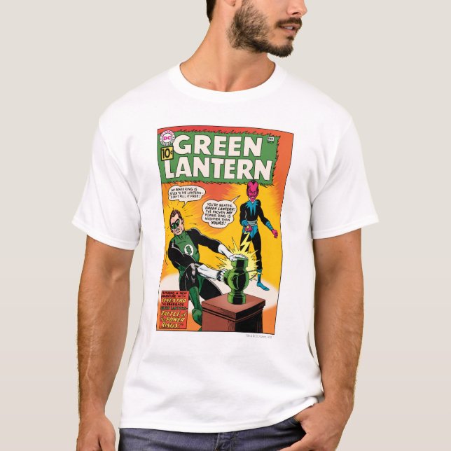 Grönt Lantern och Sinestro Cover Tee Shirt (Framsida)